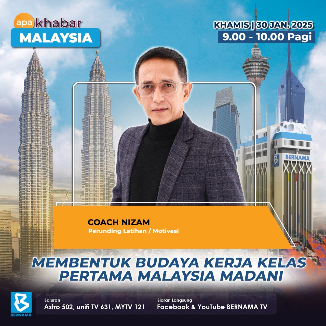 POSTER BERNAMA TV LIVE SESSION