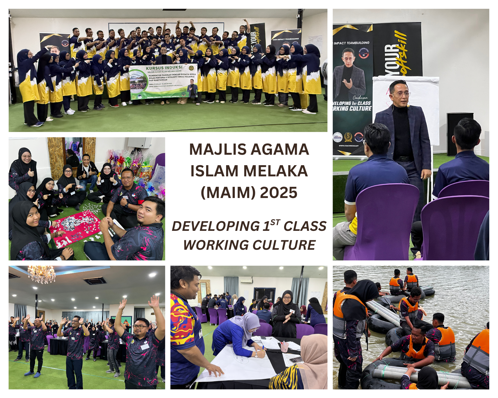 White and Blue Minimalist Birthday Kids Photo College - 1