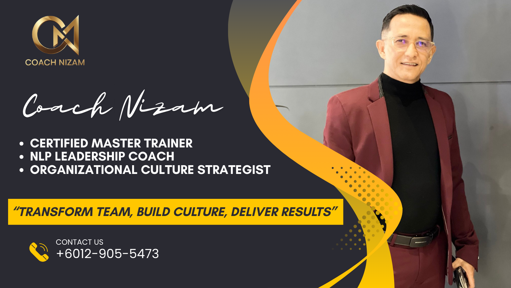 Yellow and Black Marketing Agency Facebook Cover